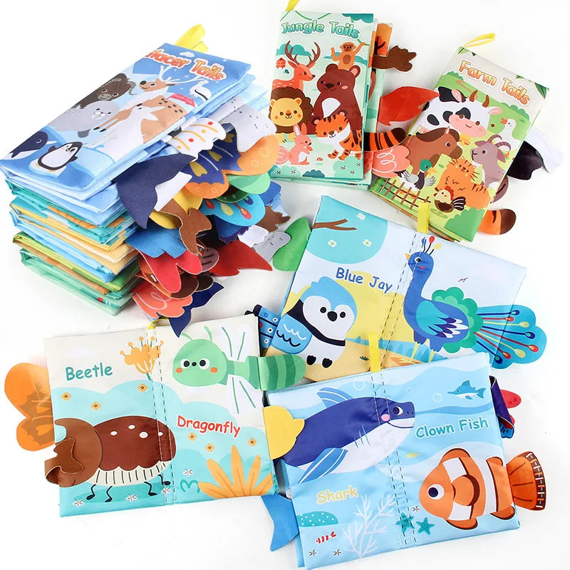 Baby Cloth Book – Soft Animal Sensory & Early Learning Toy