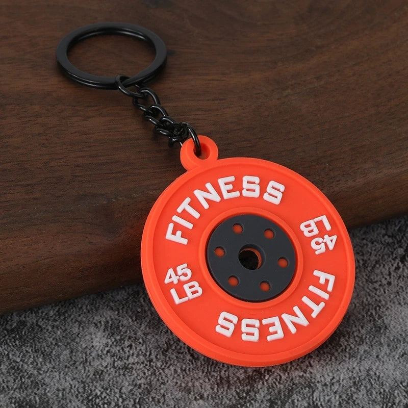 Dumbbell Keychain, Fitness Water Bottle Clip for Gym Bags
