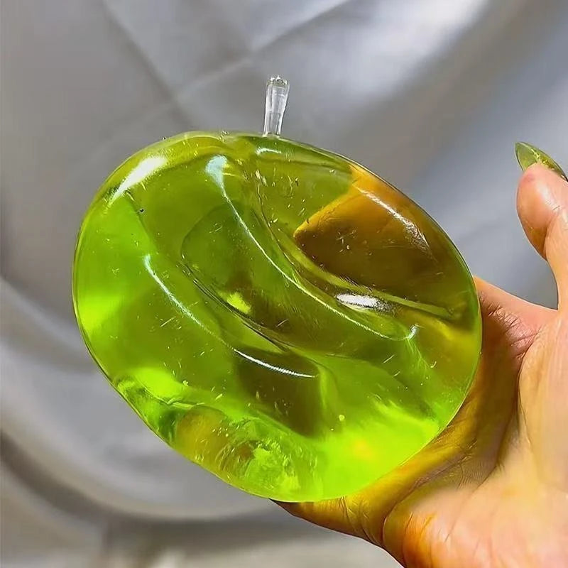 Apple Stress Ball – Green Squishy Slow Rebound Fidget Toy