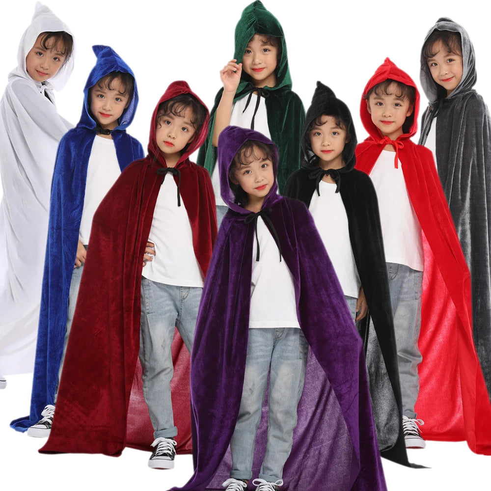 Witch Cloak Costume – Hooded Halloween Cape for Cosplay