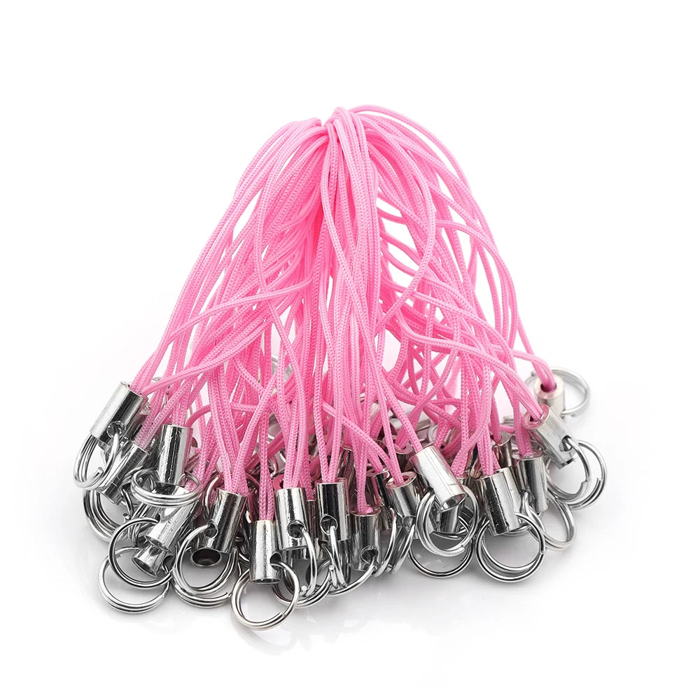 Wrist Lanyard, 50pcs Short Phone Strap for Keys, USB & ID Badges