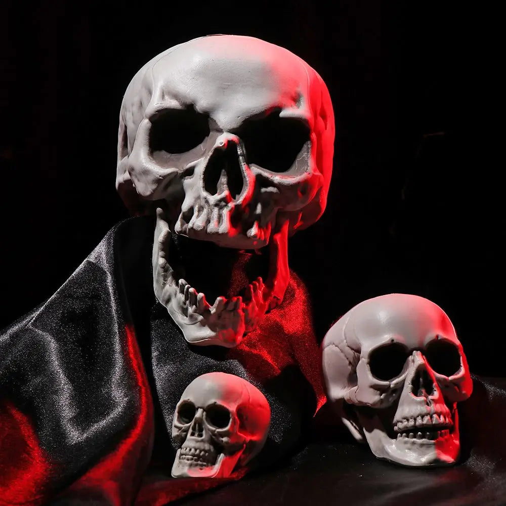 Halloween Skull Prop Skeleton Head Decoration for Party Decor