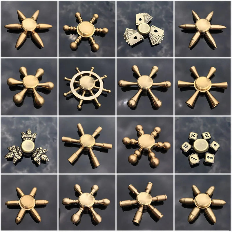 Rainbow Fidget Spinner Colorful Finger Spinning Toy