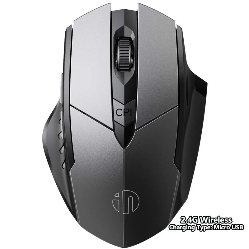 Wireless Computer Mouse – Rechargeable Ergonomic Silent Design
