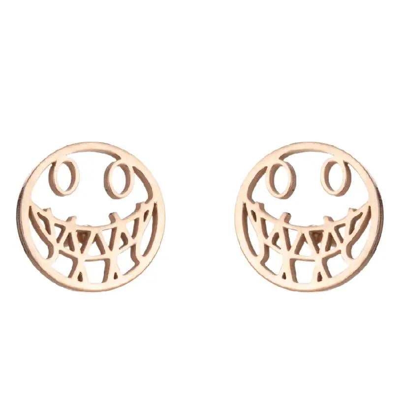 Ghost Stud Earrings – Stainless Steel Halloween Earrings