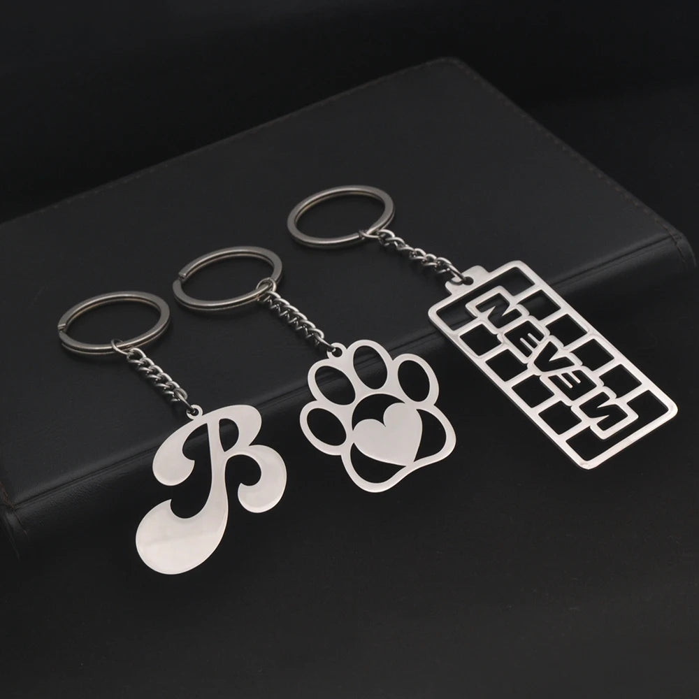 Custom Logo Keychain Stainless Steel