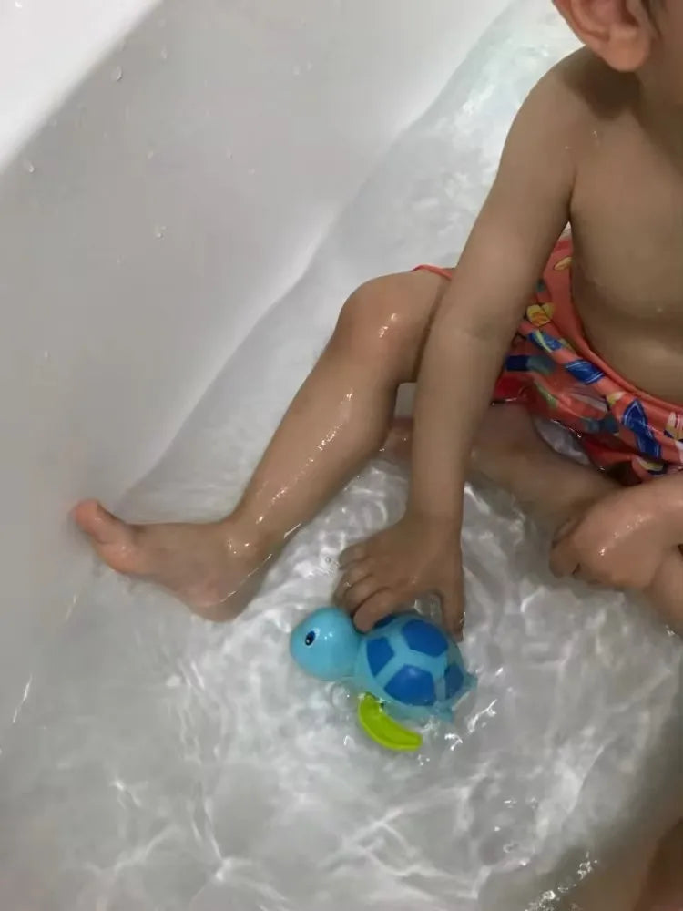 Wind Up Turtle Bath Toy – Clockwork Water Toy for Kids