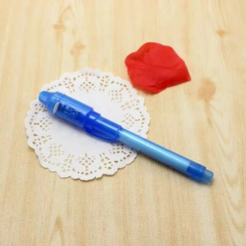 Invisible Ink Pen with UV Light, Secret Message Marker