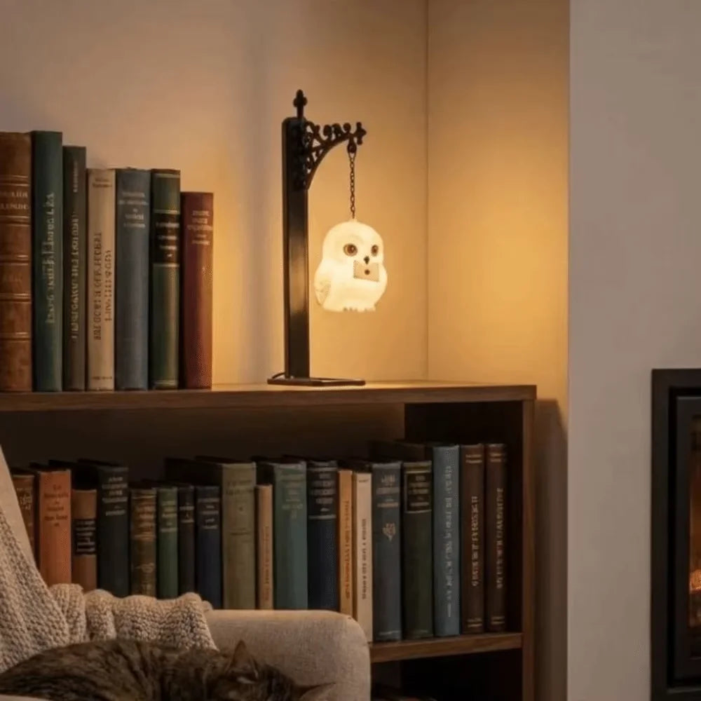 Vintage Library Lantern – Decorative Bookshelf Night Light