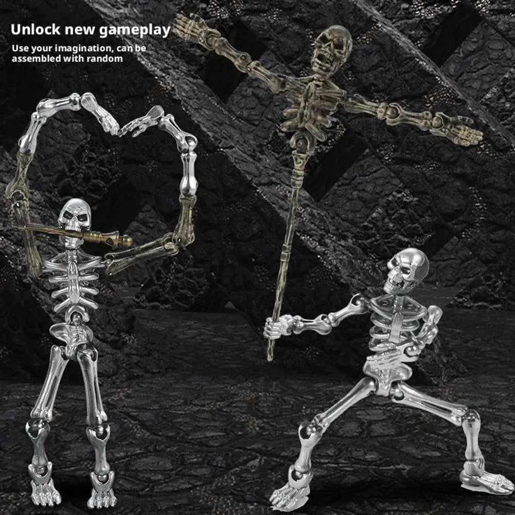 Magnetic Skeleton Toy – Posable Halloween Assembly Figure