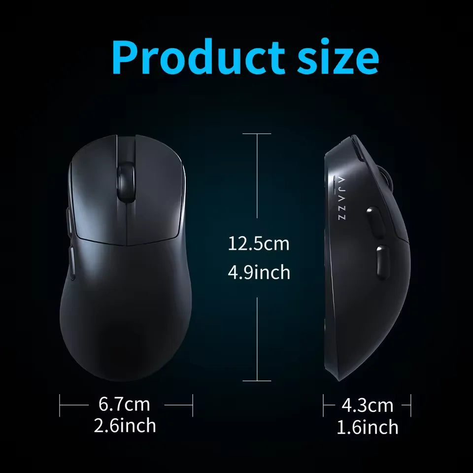Wireless Gaming Mouse – 12000 DPI PC Mouse with Charging Base