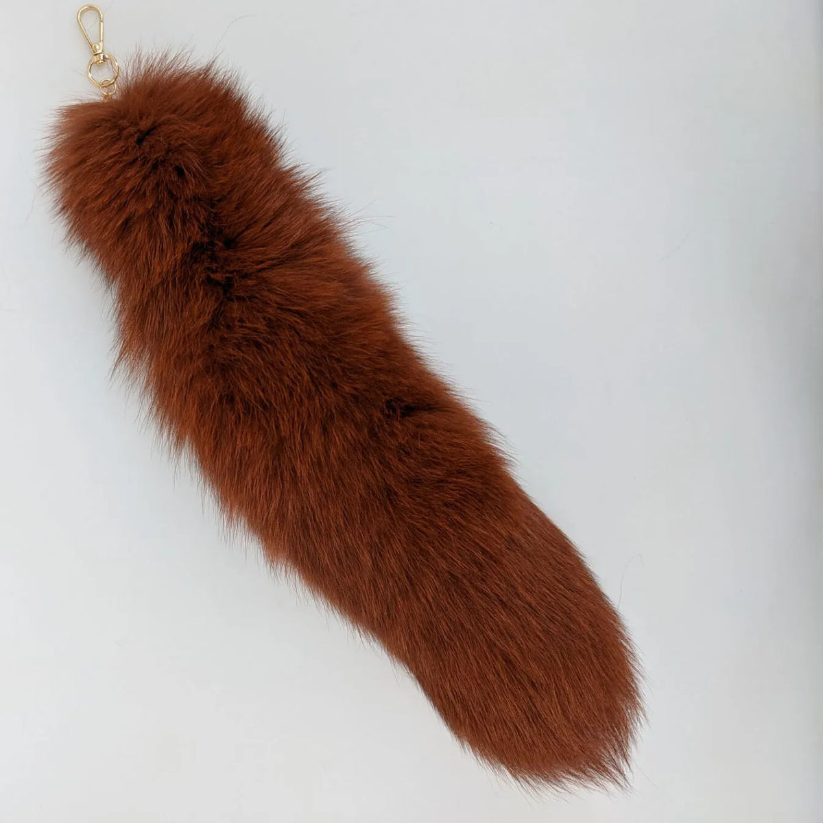 Fox Tail Keychain for Women Furry Y2K Car Accessory