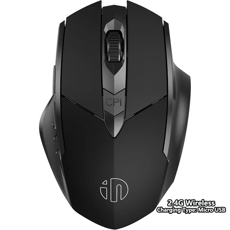 Wireless Computer Mouse – Rechargeable Ergonomic Silent Design