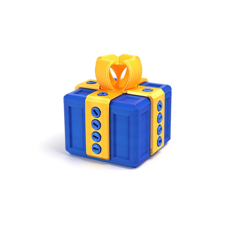 Screw Puzzle Gift Box, 3.15 Inch Money Puzzle Box for Holidays