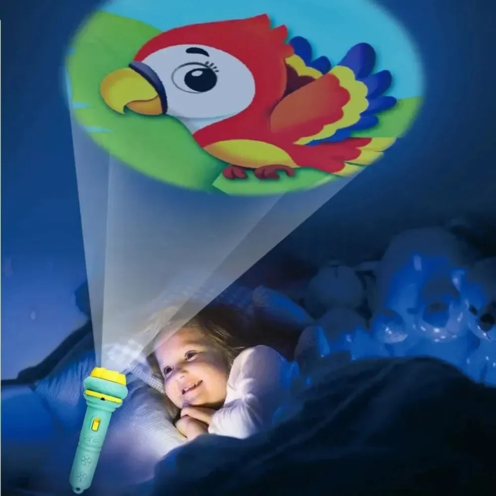 Kids Projector Flashlight – 80 Images Bedtime Story Toy