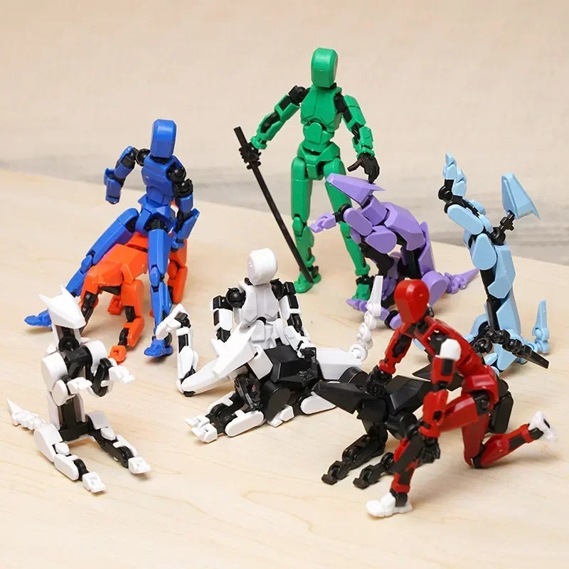 Movable Robot Action Figure – Multi-Jointed 14CM Model