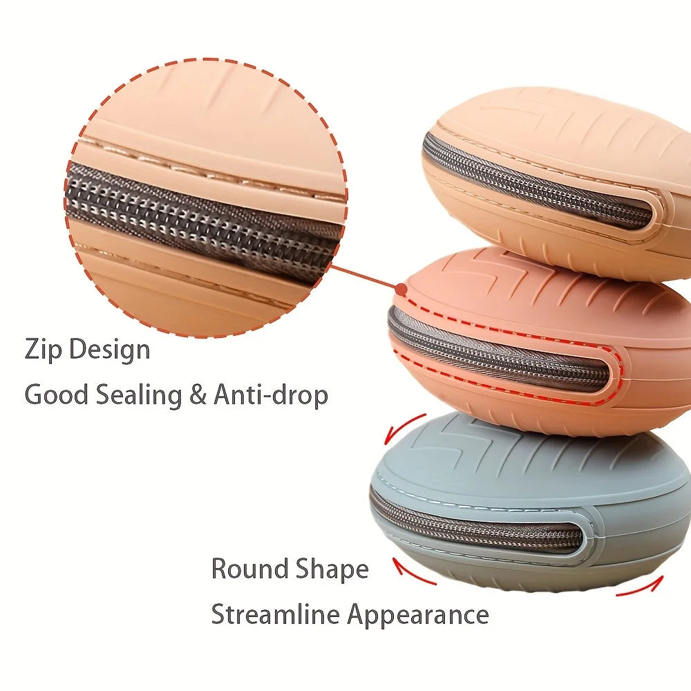 Silicone Pacifier Case, Baby Pacifier Holder & Travel Storage Pouch