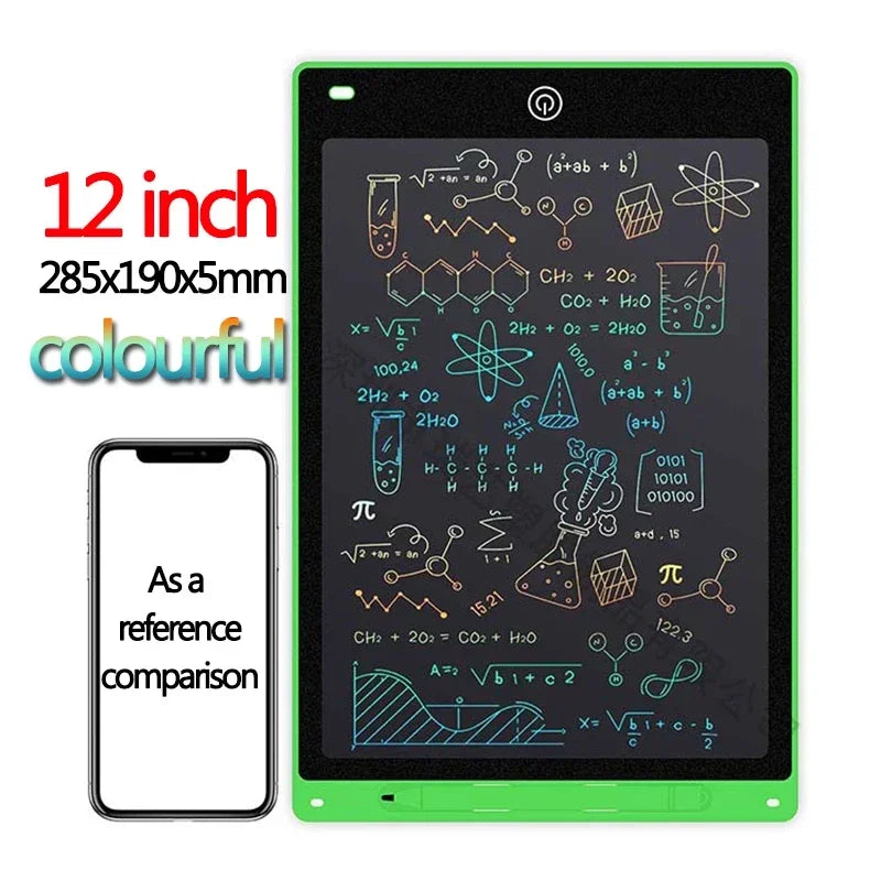 LCD Writing Tablet, Reusable Drawing Board for Kids