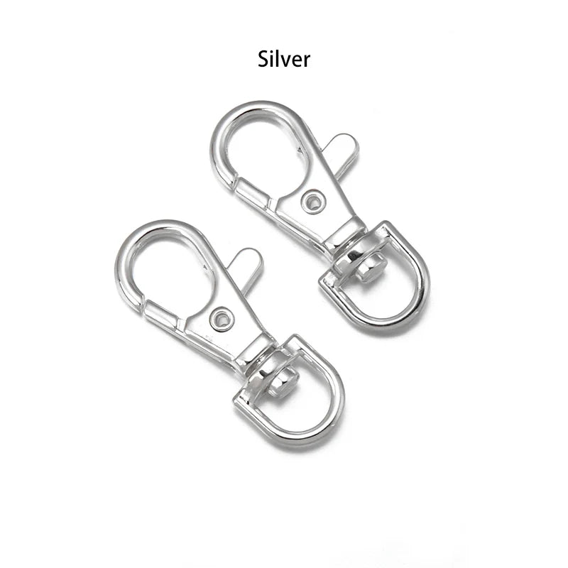 Swivel Lobster Clasp, Split Key Ring for DIY Keychains & Jewelry
