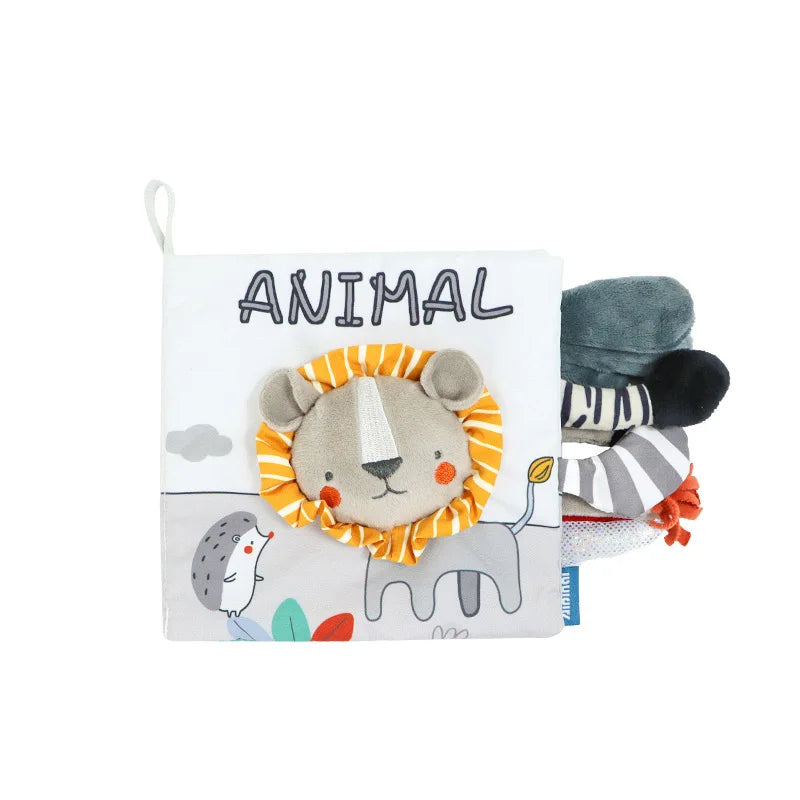 Baby Sensory Book – Soft 3D Touch & Feel Cloth Learning Toy