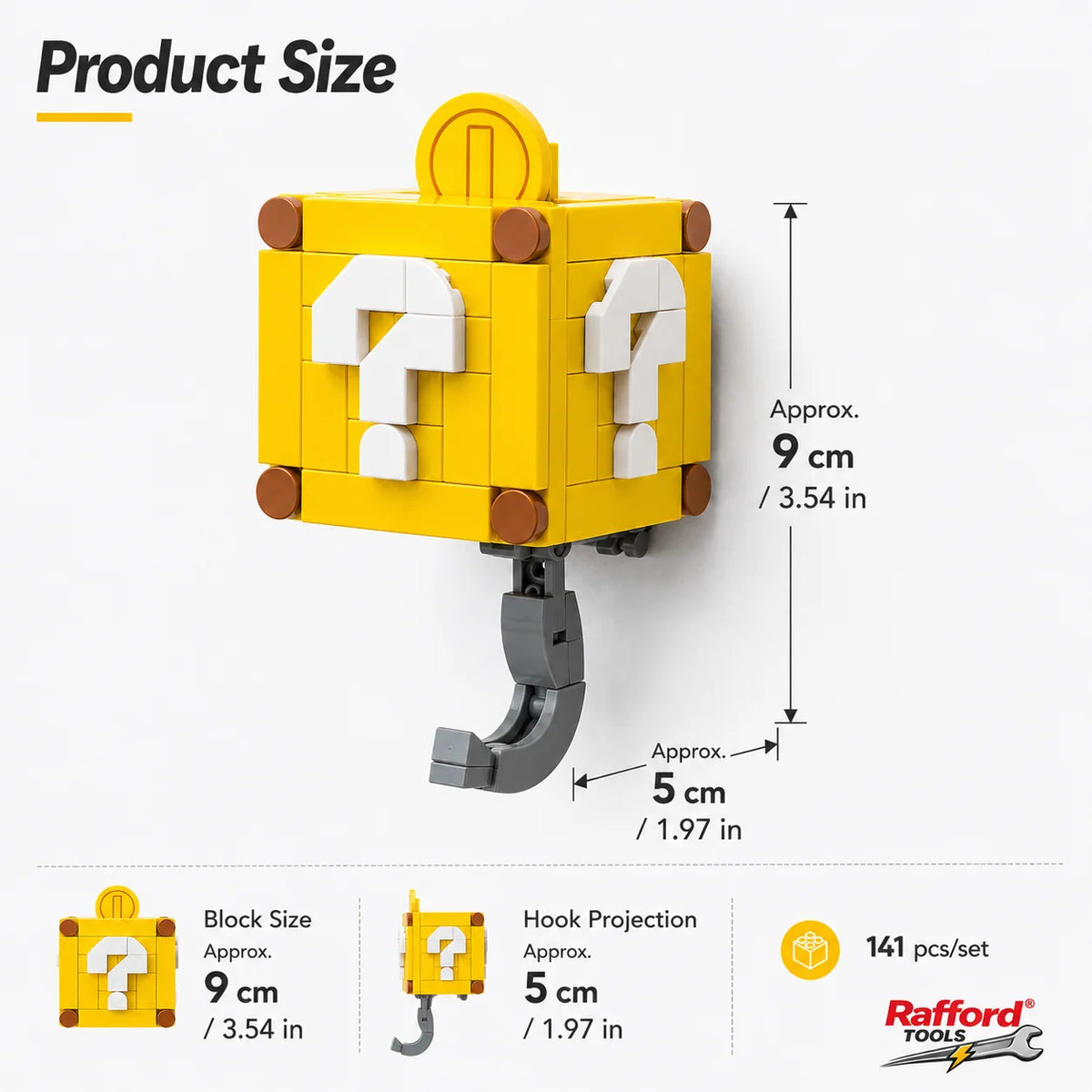 Mini Building Blocks – 141PCS DIY Brick Keychain Building Set
