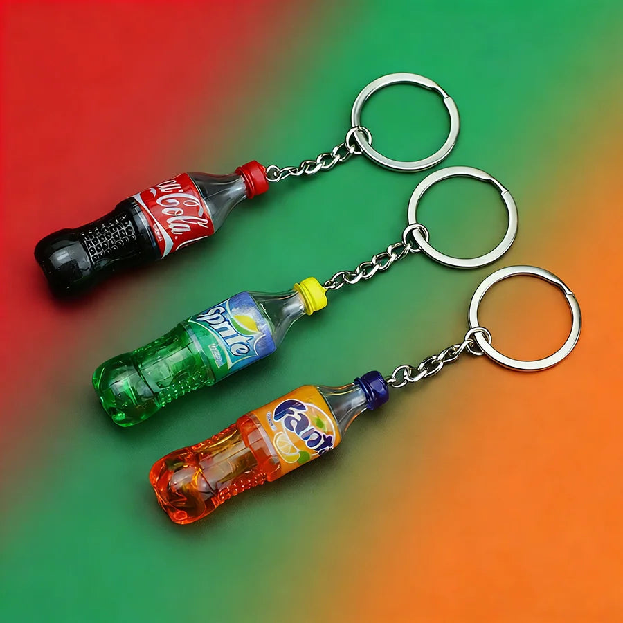Mini Bottle Keychain