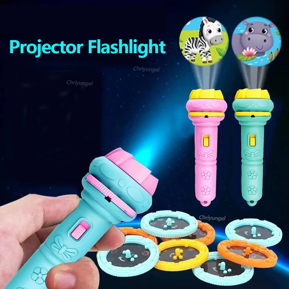 Kids Projector Flashlight – 80 Images Bedtime Story Toy