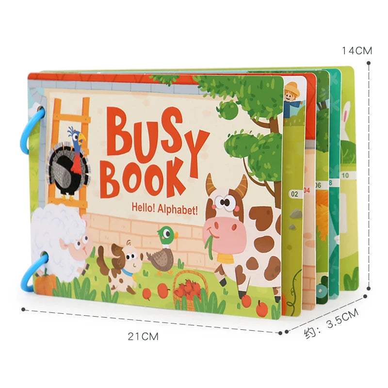 Montessori Scene Stickers – Reusable DIY Learning Activity Book