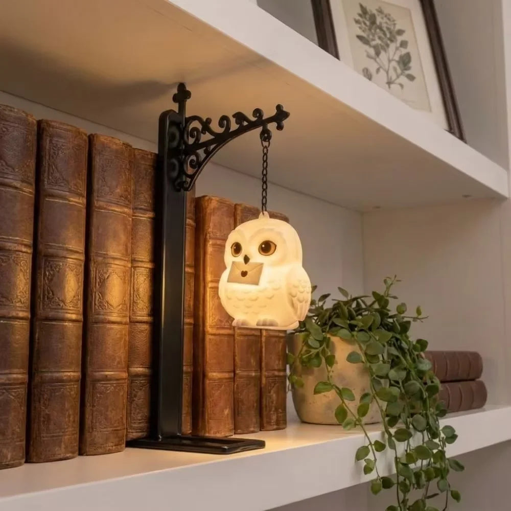 Vintage Library Lantern – Decorative Bookshelf Night Light