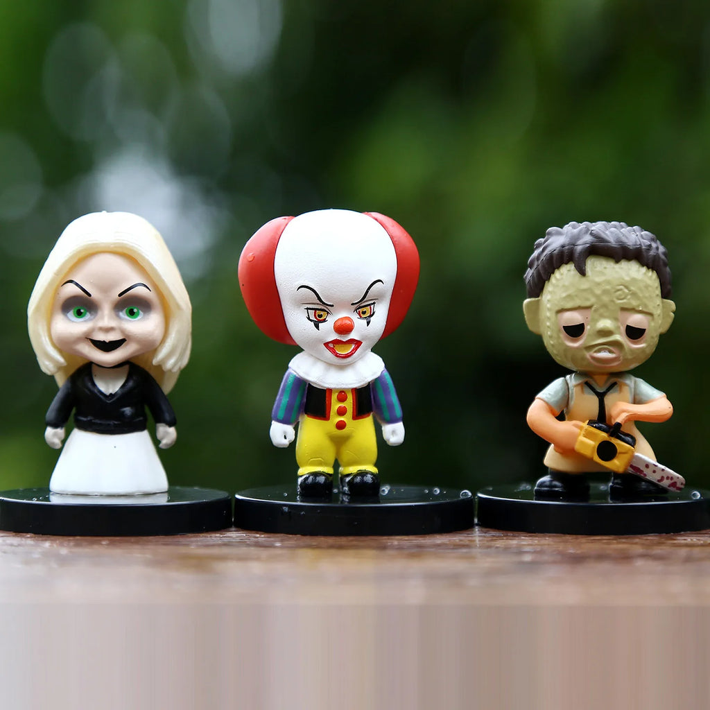Horror Action Figures 10-Piece PVC Halloween Figure Set