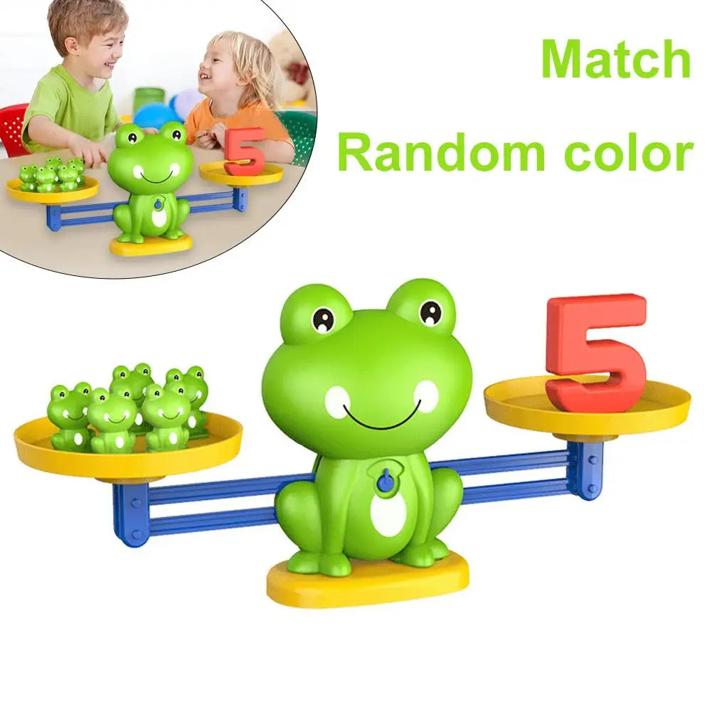 Math Balance Game – Frog Number Scale for Addition & Subtraction