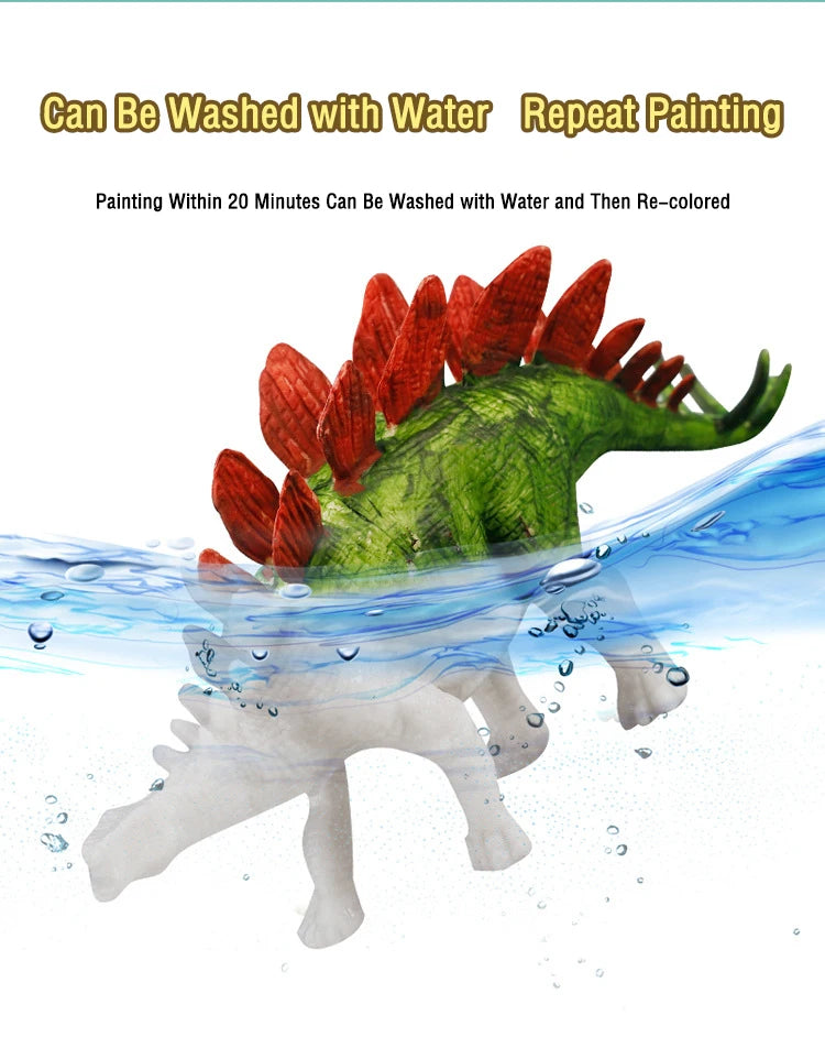 Dinosaur Painting Kit – DIY Dinosaur Art Set with Paints for Kids
