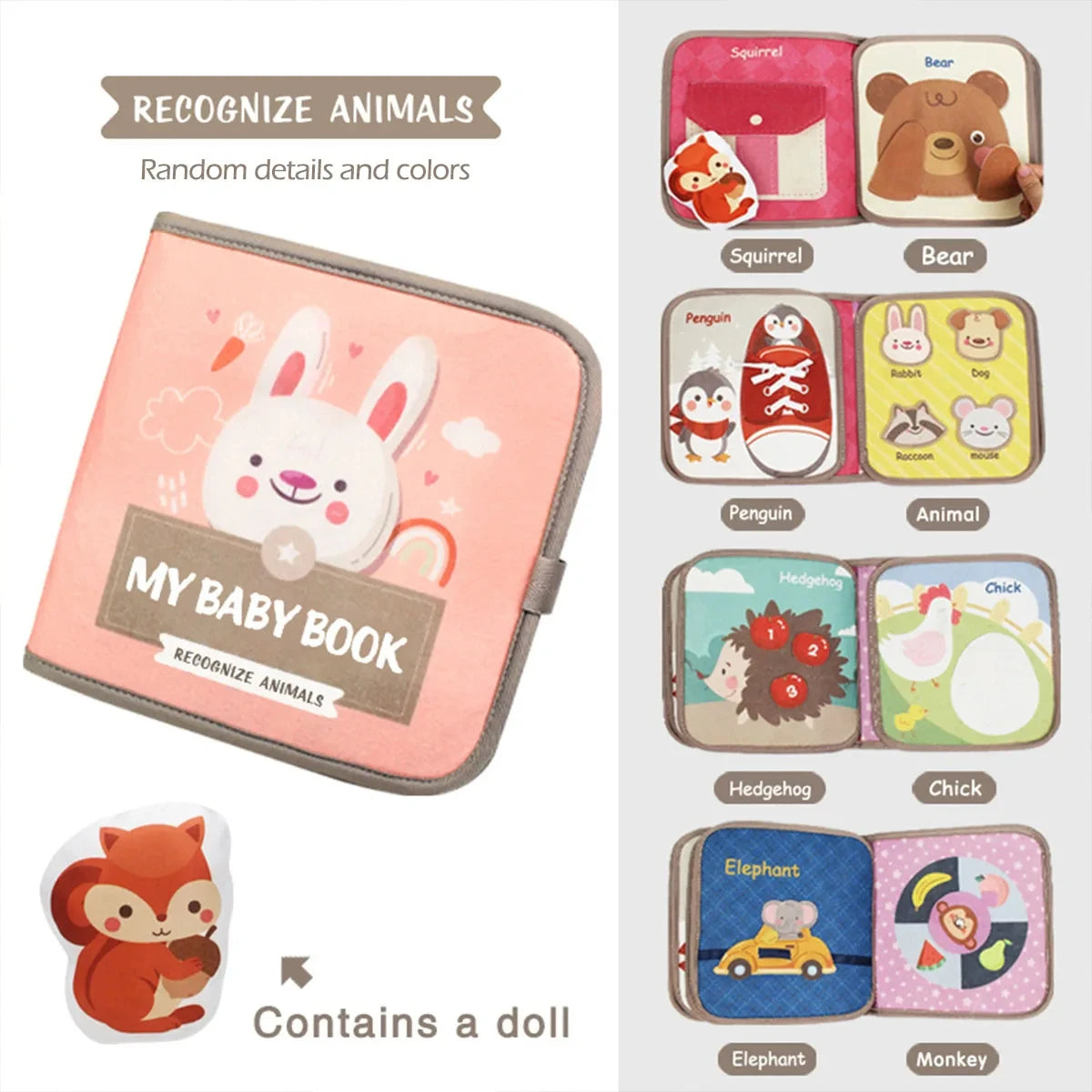 Montessori Busy Book for Toddlers