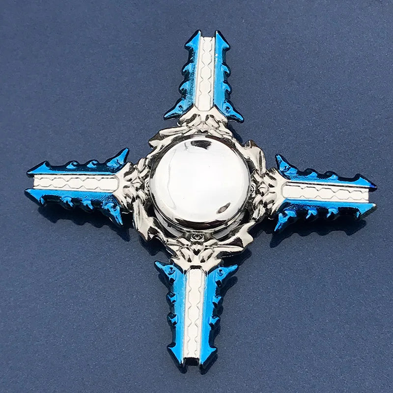 Colorful Metal Fidget Spinner – Zinc Alloy Hand Spinner for Adults