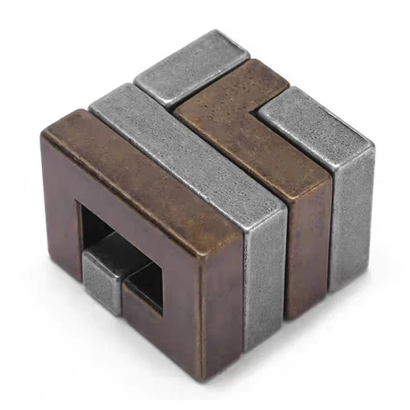 Metal Brain Teaser – 3D Interlocking IQ Logic Puzzle