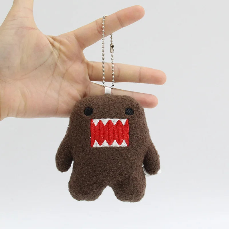 Plush Keychain – Kawaii Cartoon Bag Charm with Ball Chain