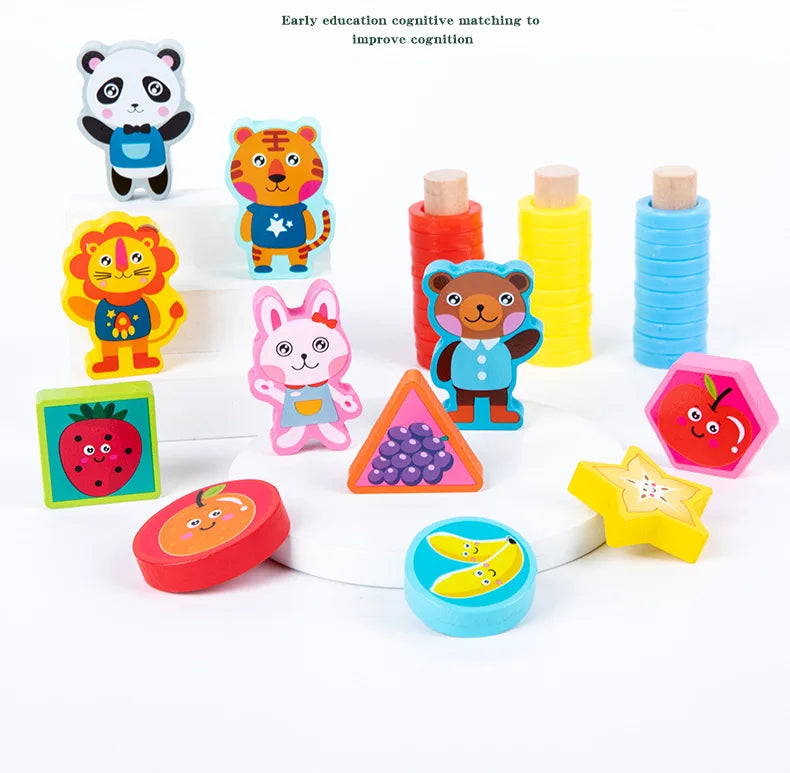 Montessori Busy Board Wooden Educational Activity Toy for Kids
