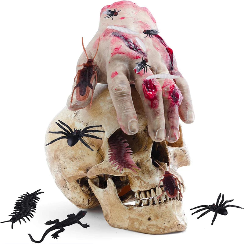 Fake Bugs for Halloween – Plastic Spider, Cockroach & Scorpion