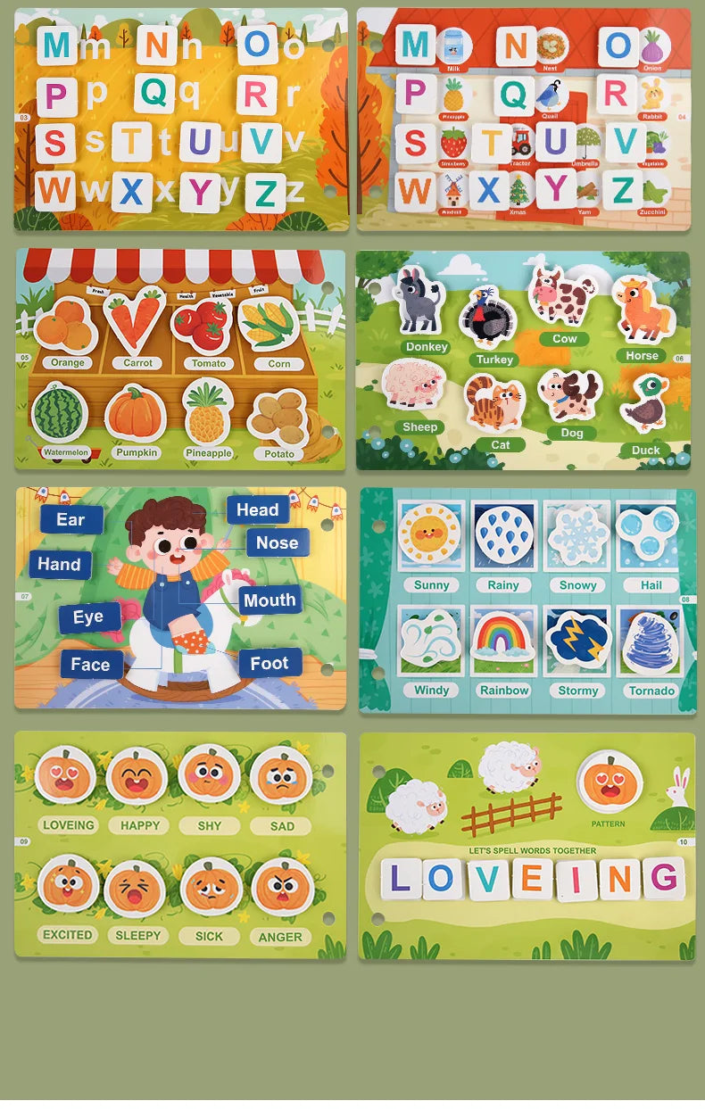 Montessori Scene Stickers – Reusable DIY Learning Activity Book