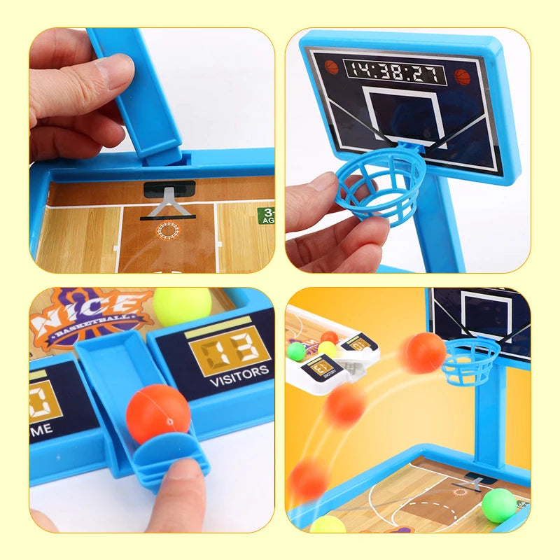 Mini Basketball Game – Tabletop Finger Shooting Interactive Toy