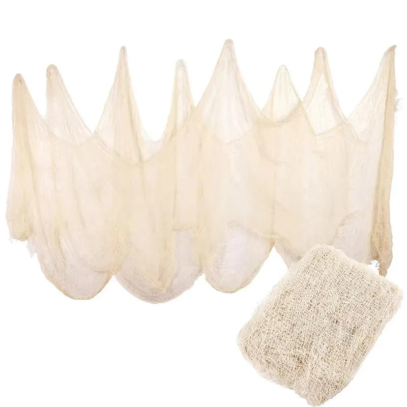 Halloween Spider Web Decoration – Black Gauze Artificial Web