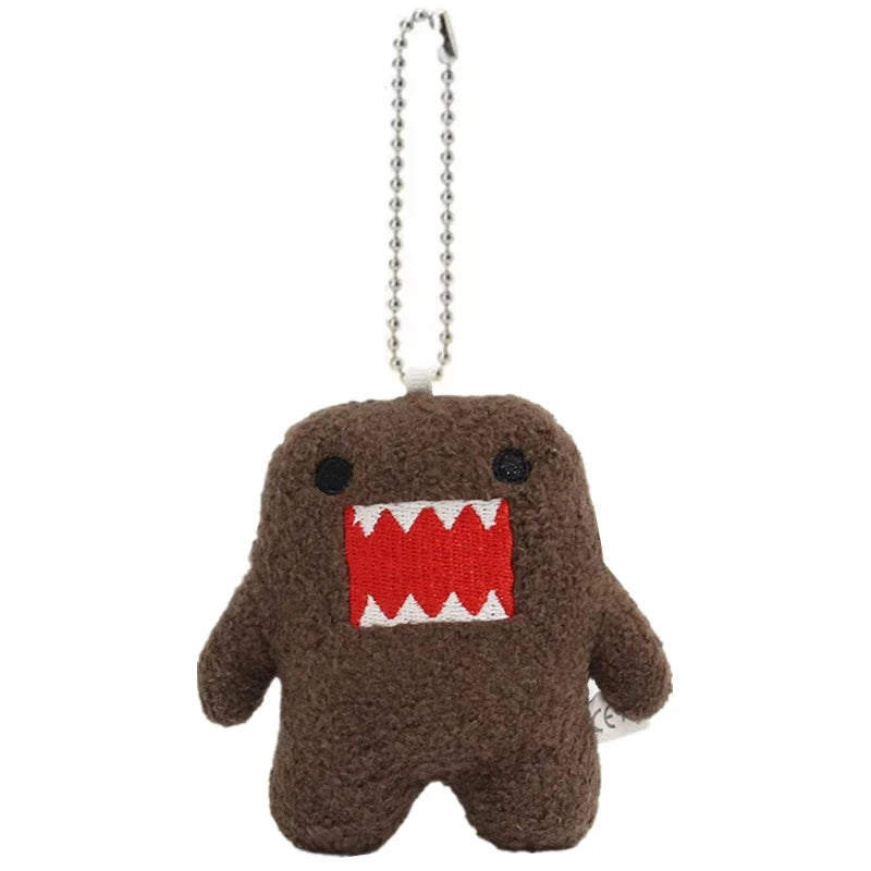 Plush Keychain – Kawaii Cartoon Bag Charm with Ball Chain