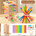 Wooden Strategy Game – Two Player Spatial Thinking Puzzle Toy