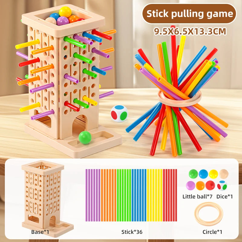 Wooden Strategy Game – Two Player Spatial Thinking Puzzle Toy
