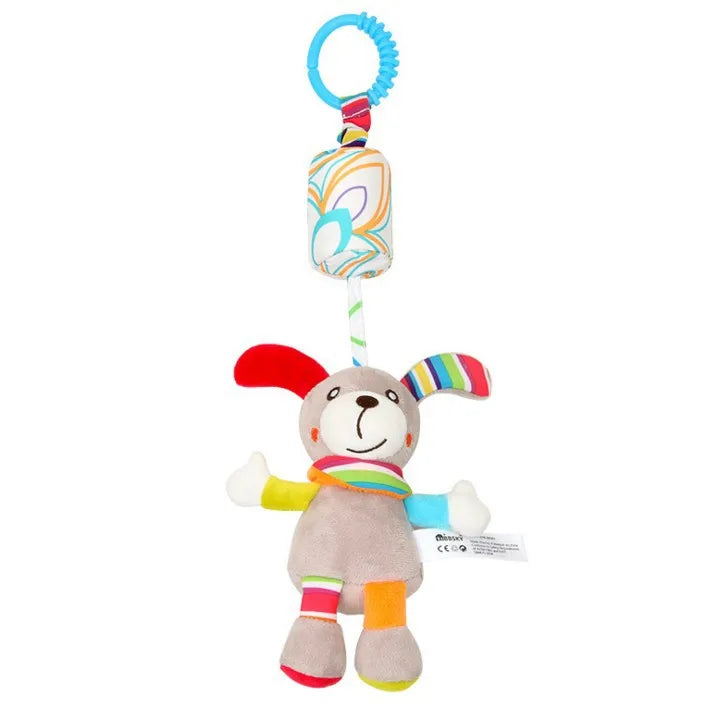 Baby Stroller Toy – Plush Animal Hanging Rattle