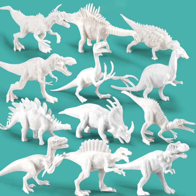 Dinosaur Painting Kit – DIY Dinosaur Art Set with Paints for Kids