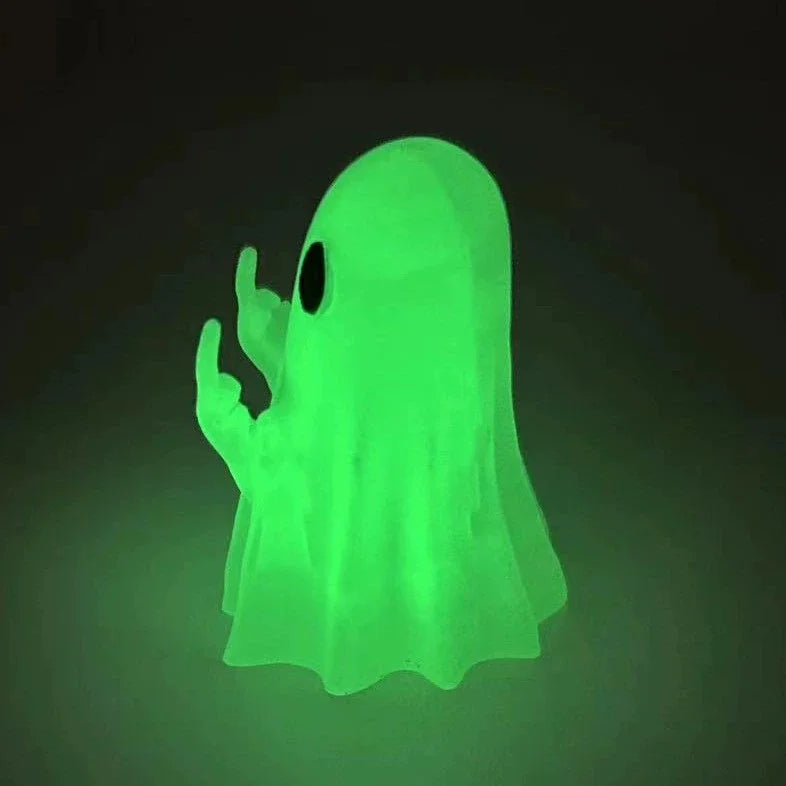 Ghost Statue – Spooky Halloween Decor for Shelf & Table