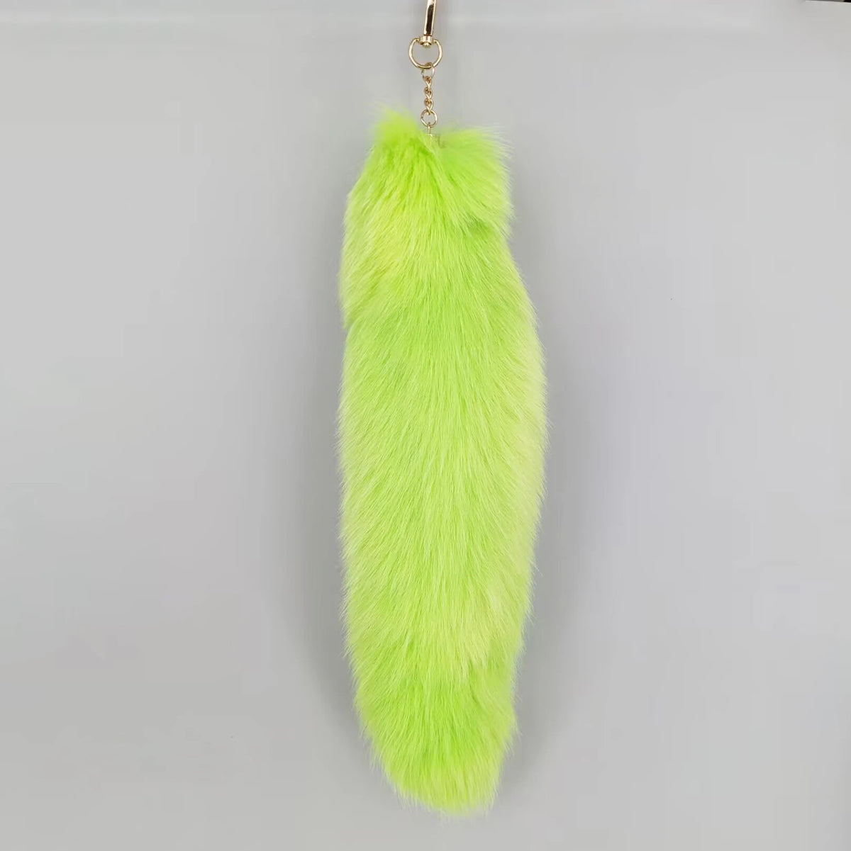Fox Tail Keychain for Women Furry Y2K Car Accessory