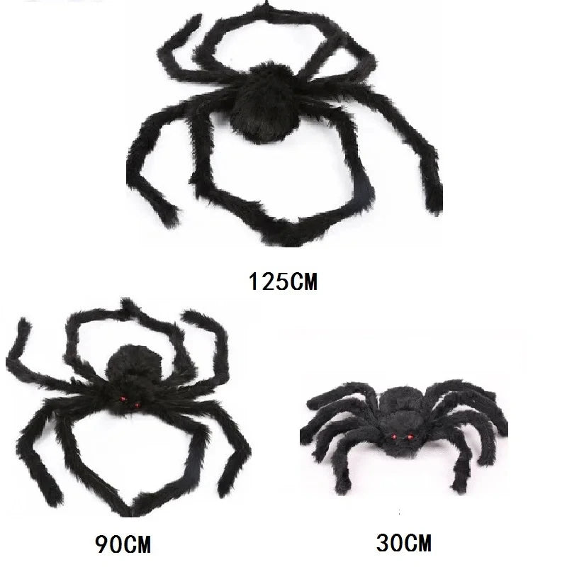 Giant Halloween Spider – Scary Spider Web Outdoor Decor