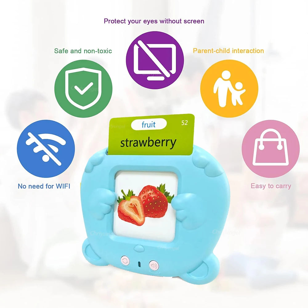 Product Title: Talking Flash Cards for Kids Electronic Language Learning Toy